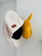 Sessùn mooie platte pet in beige ribfluweel S, Kleding | Dames, 55 cm (S, 6⅞ inch) of minder, Sessùn, Nieuw, Ophalen of Verzenden