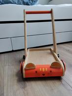 houten loopkar loopwagen, Kinderen en Baby's, Speelgoed | Houten speelgoed, Gebruikt, Ophalen of Verzenden