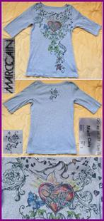 MARC CAIN grijze T-shirt maat 3 (ca.40) zgan, Kleding | Dames, T-shirts, Grijs, Maat 38/40 (M), Zo goed als nieuw, Ophalen