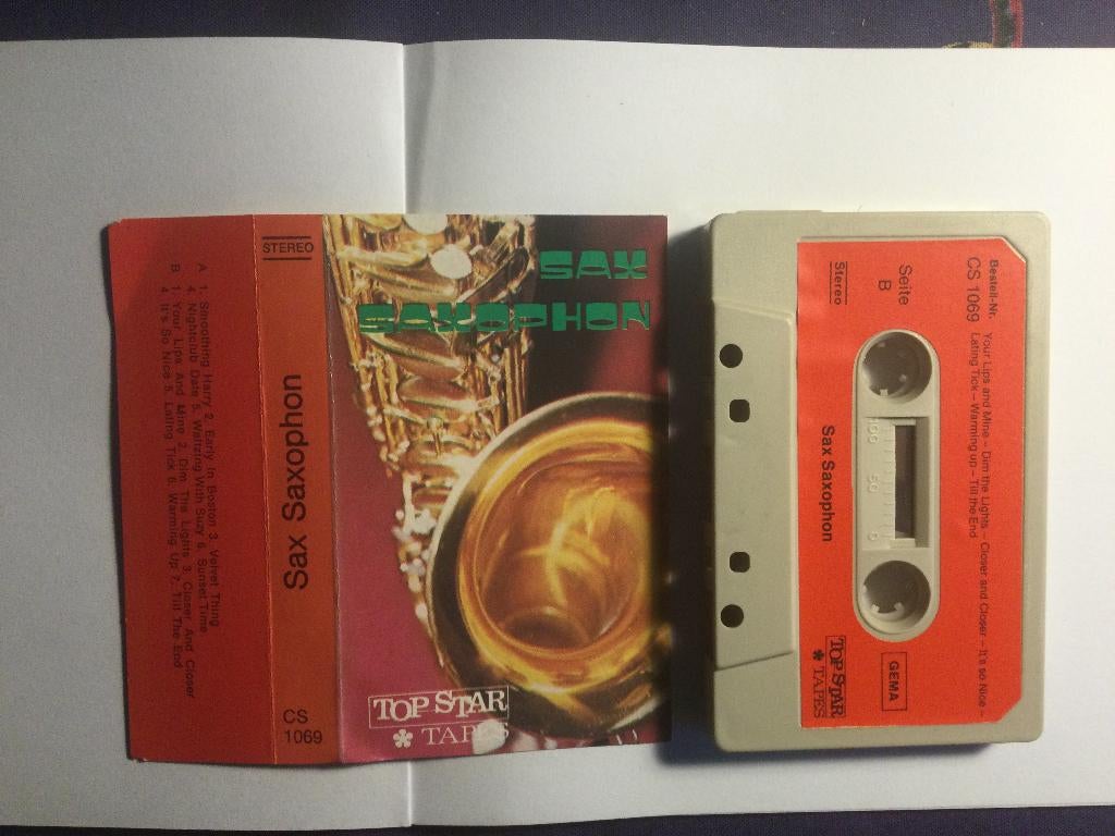 Sax Saxophon mc, Gebruikt, Overige genres, 1 bandje, Ophalen of Verzenden