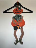 Halloween pompoen hanger/ wanddecoratie - hout, Ophalen of Verzenden, Zo goed als nieuw