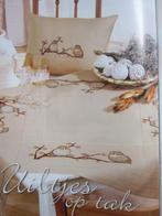 Borduur telpatroon uiltjes op tak voor dekservet of kussen, Ophalen of Verzenden, Nieuw, Handborduren, Patroon