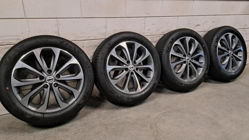 Bi-color velgen Nissan Qashqai Juke + NW Banden 215/55/18, Auto-onderdelen, Banden en Velgen, Banden en Velgen, Zomerbanden, 18 inch