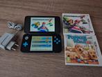 New Nintendo 2DS XL + 2 Games, Ophalen of Verzenden, Gebruikt, Met games, Zwart