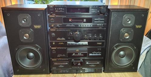 Vintage Technics stereo-set - In zeer mooie zeldzame staat!, Audio, Tv en Foto, Stereo-sets, Gebruikt, Cassettedeck, Cd-speler
