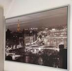 Parijs Skyline Foto met Eiffeltoren, Ophalen, Zo goed als nieuw, 100 tot 125 cm, Foto of Poster