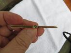 staafbroche, Overige materialen, 4 tot 7 cm, Zo goed als nieuw, Goud
