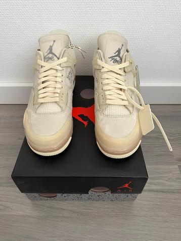 Nike Air Jordan 4 Offwhite Sail beschikbaar voor biedingen