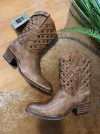 Frye cowboylaarzen 38 39 western boots bohemian laarzen, -, Beige, -, Lage of Enkellaarzen