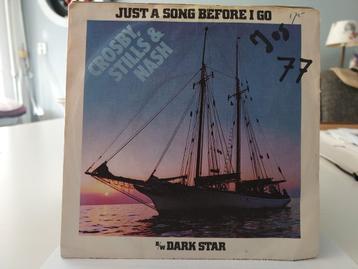 7" Single Crosby, Stills & Nash - Just A Song Before I Go /  beschikbaar voor biedingen