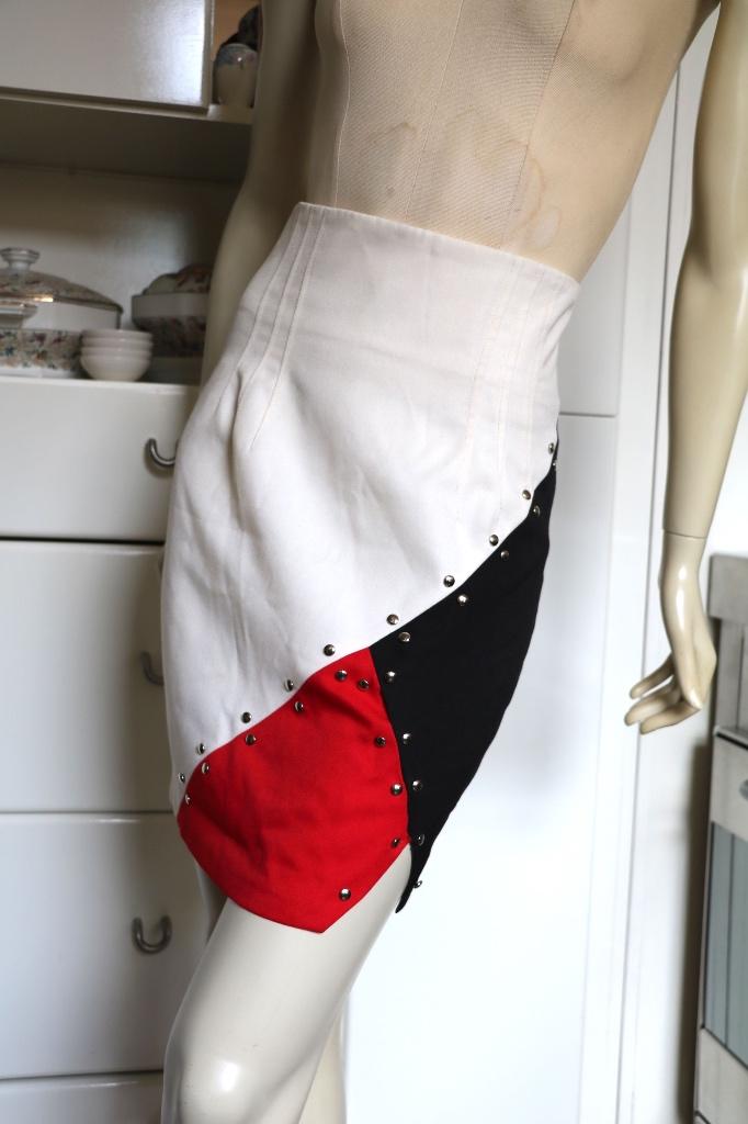 rokje blikvanger Kyoso gevoerd ww 399,00, Kleding | Dames, Verzenden, Wit, Zo goed als nieuw, Boven de knie