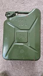 Vintage Jerrycan 10L - Militair, Ophalen of Verzenden, Gebruikt