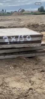 betonplaten stuks 200x150x14 cm stelcon gebruikt, Tuin en Terras, Tegels en Klinkers, Verzenden, Gebruikt, Beton, Overige typen