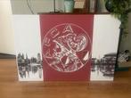 Canvas AFCA Ajax, Antiek en Kunst, Ophalen of Verzenden