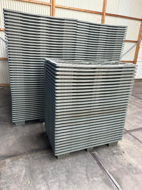 kunststof/ plastic pallets120*80 1500 vrd open en dicht dek, Doe-het-zelf en Verbouw, Kratten en Dozen, Nieuw, Overige typen, 100 cm of meer