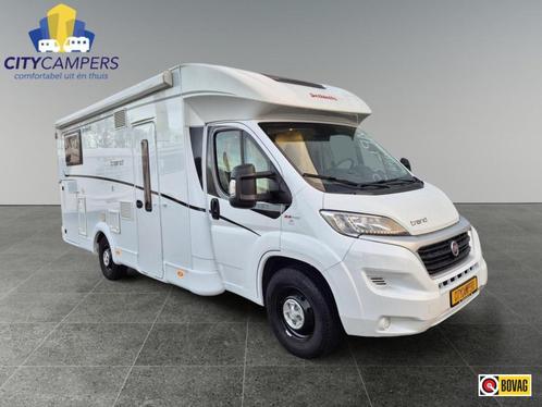 Dethleffs Trend T 7057 DBM Lengtebedden / Hefbed, Caravans en Kamperen, Campers, Bedrijf, tot en met 4, Half-integraal, Dethleffs