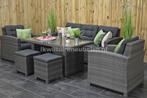 Zo goed als nieuwe tuinset, Tuin en Terras, Tuinsets en Loungesets, 6 zitplaatsen, Ophalen of Verzenden, Zo goed als nieuw, Wicker