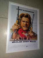 The outlaws josey wales, Verzamelen, Posters, Ophalen of Verzenden, Zo goed als nieuw, A1 t/m A3, Film en Tv