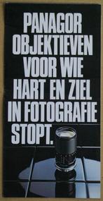 Folder Panagor objectieven, Ophalen of Verzenden, 1980 tot heden, Overige typen