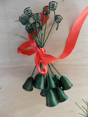 Oude metalen kerst kaarsenhouders - kerstboomhanger - beschikbaar voor biedingen