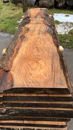 Vers gezaagde essen schaaldelen – 50 mm – Live edge, Ophalen, 25 tot 50 mm, Nieuw, 200 tot 250 cm
