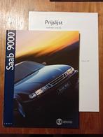 Brochure Saab 9000 uit 1997, Ophalen of Verzenden, Nieuw, Overige merken