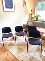 4x Castelli DSC 106 stoelen – vintage blauw design, Huis en Inrichting, Ophalen, Gebruikt, Mid-century modern Vintage design, Blauw