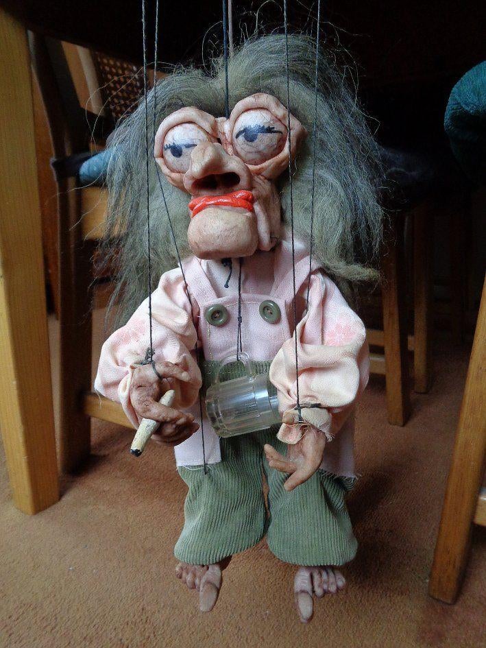 Marionetpop, Verzamelen, Poppen, Ophalen of Verzenden, Gebruikt, Pop