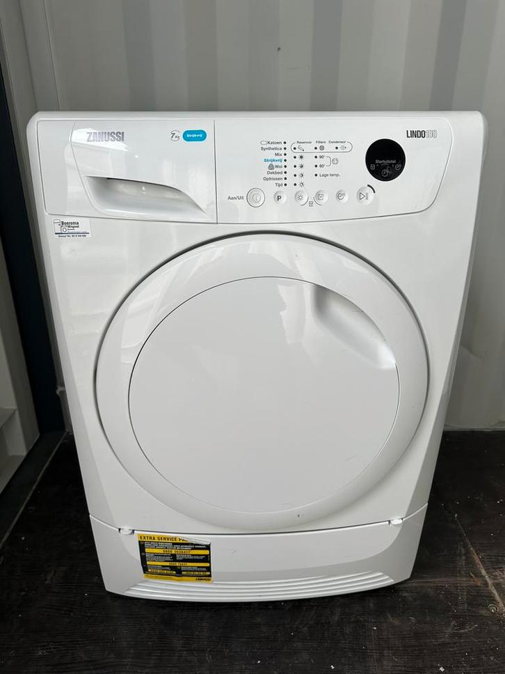Keurige Zanussi lindo 100 condens droger 7Kg Garantie📞🚚✅, Witgoed en Apparatuur, Wasdrogers, Zo goed als nieuw, Condens, Voorlader