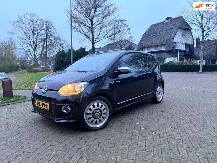 Volkswagen Up! Black! | Panorama dak | Cruise | Airco | Stoe, Auto's, Volkswagen, Bedrijf, Te koop, up!, ABS, Airbags, Airconditioning