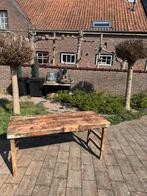 Echte originele Indiase markttafels stoer sober landelijk, Ophalen, Zo goed als nieuw, 75 cm of meer, 60 cm of meer