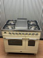 Luxe Boretti Fornuis 5 pits Frytop Incl. Afzuigkap 90 cm, Witgoed en Apparatuur, Fornuizen, Fornello Esperta, Ophalen of Verzenden