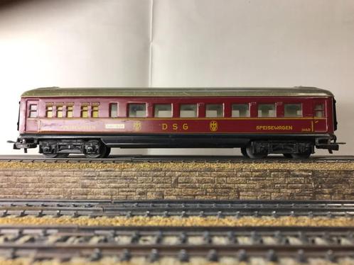 Marklin 4008 H0 restauratierijtuig '346/2' van de DSG, Hobby en Vrije tijd, Modeltreinen | H0, Gebruikt, Wagon, Wisselstroom, Märklin