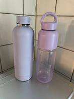 Twee paarse waterflessen, Ophalen of Verzenden, Zo goed als nieuw