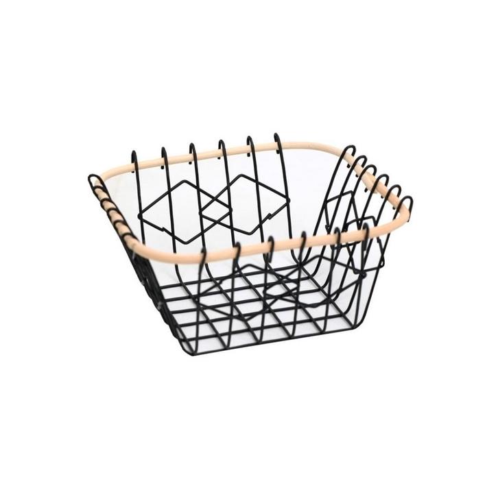 Industriële Mand - 18x18x9cm, Huis en Inrichting, Woonaccessoires | Schalen en Manden, Nieuw, Rond, Overige materialen, Ophalen of Verzenden