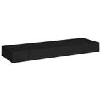 Wandschap met lade zwevend 80x25x8 cm zwart, Variato store, 2441EA, Nieuw, Ophalen of Verzenden