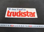sticker Ik lees 't wel in TRUCKSTAR, Ophalen, Zo goed als nieuw