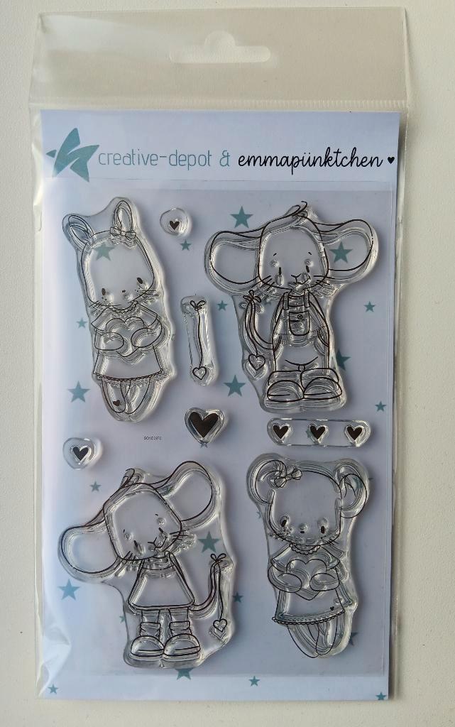 Creative Depot - Von Herzen clearstempel, Hobby en Vrije tijd, Stempelen, Zo goed als nieuw, Clearstamp, Ophalen of Verzenden