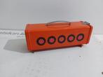 Vintage oranje Brabantia cakeblik, Ophalen of Verzenden, Huis en Inrichting