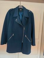 Petrolkleurige Jas MS Mode Maat 48, Blauw, Maat 46/48 (XL) of groter, Ophalen of Verzenden, Zo goed als nieuw