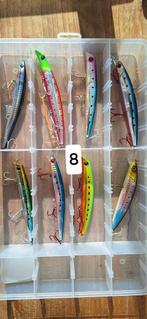 8 x gloednieuwe Sasuke zeebaars pluggen., Ophalen of Verzenden, Nieuw, Overige typen