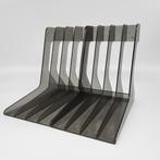 Space Age Records Holder Vinyl LP Record Stand Set Grijs, Ophalen of Verzenden, Gebruikt, 12 inch