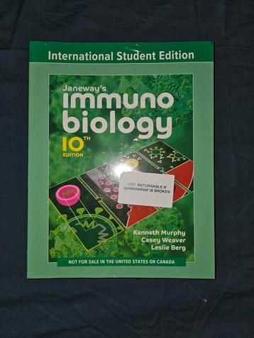 Immuno Biology 10e editie beschikbaar voor biedingen