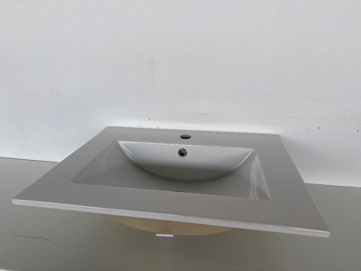 Alterna meubelwastafel 1564996* 60x46 cm met overloop* Nieuw, Doe-het-zelf en Verbouw, Sanitair, Nieuw, Wastafel, Ophalen