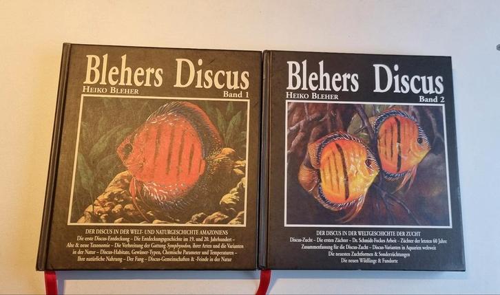 Bleher's Discus Boeken - Band 1 & 2, Boeken, Dieren en Huisdieren, Zo goed als nieuw, Vissen, Ophalen of Verzenden