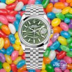 ROLEX DATEJUST PALM MOTIVE 126200 • 08-2023 • ALS NIEUW, Info@wristcandy.nl, Simon Lindhoutstraat 1 Tholen, Polshorloge, Ophalen of Verzenden