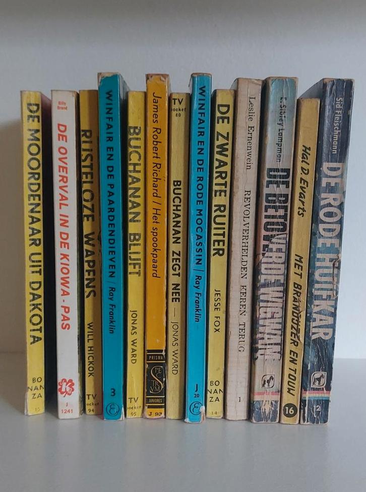 Collectie oude Western Jeugdboeken, Boeken, Romans, Gelezen, Ophalen of Verzenden