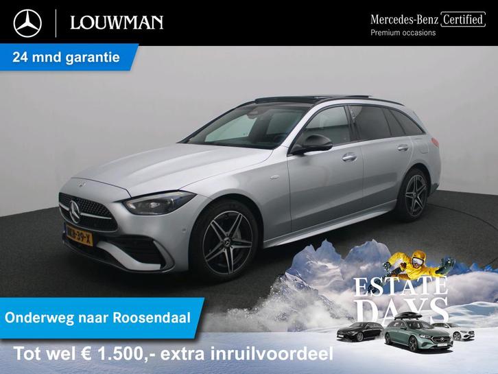 Mercedes-Benz C-Klasse Estate 300 e AMG Nightpakket | Panora, Auto's, Mercedes-Benz, Bedrijf, Te koop, C-Klasse, 360° camera, Alarm