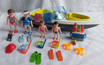 Playmobil 4862 Gezin met Speedboot beschikbaar voor biedingen