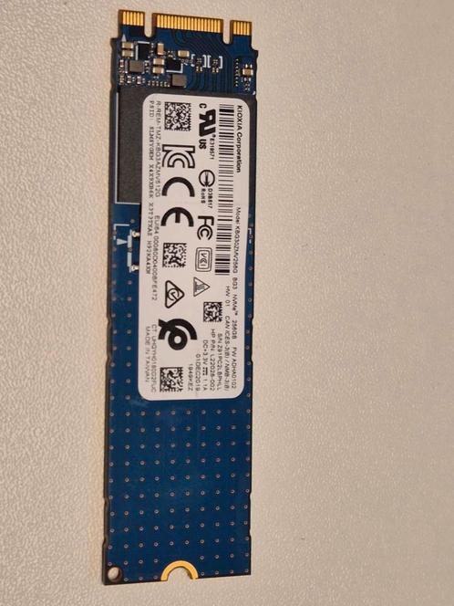 Toshiba/Kioxia 256GB M.2 SSD 2280, Computers en Software, Harde schijven, Gebruikt, Laptop, Intern, SSD, Overige aansluitingen